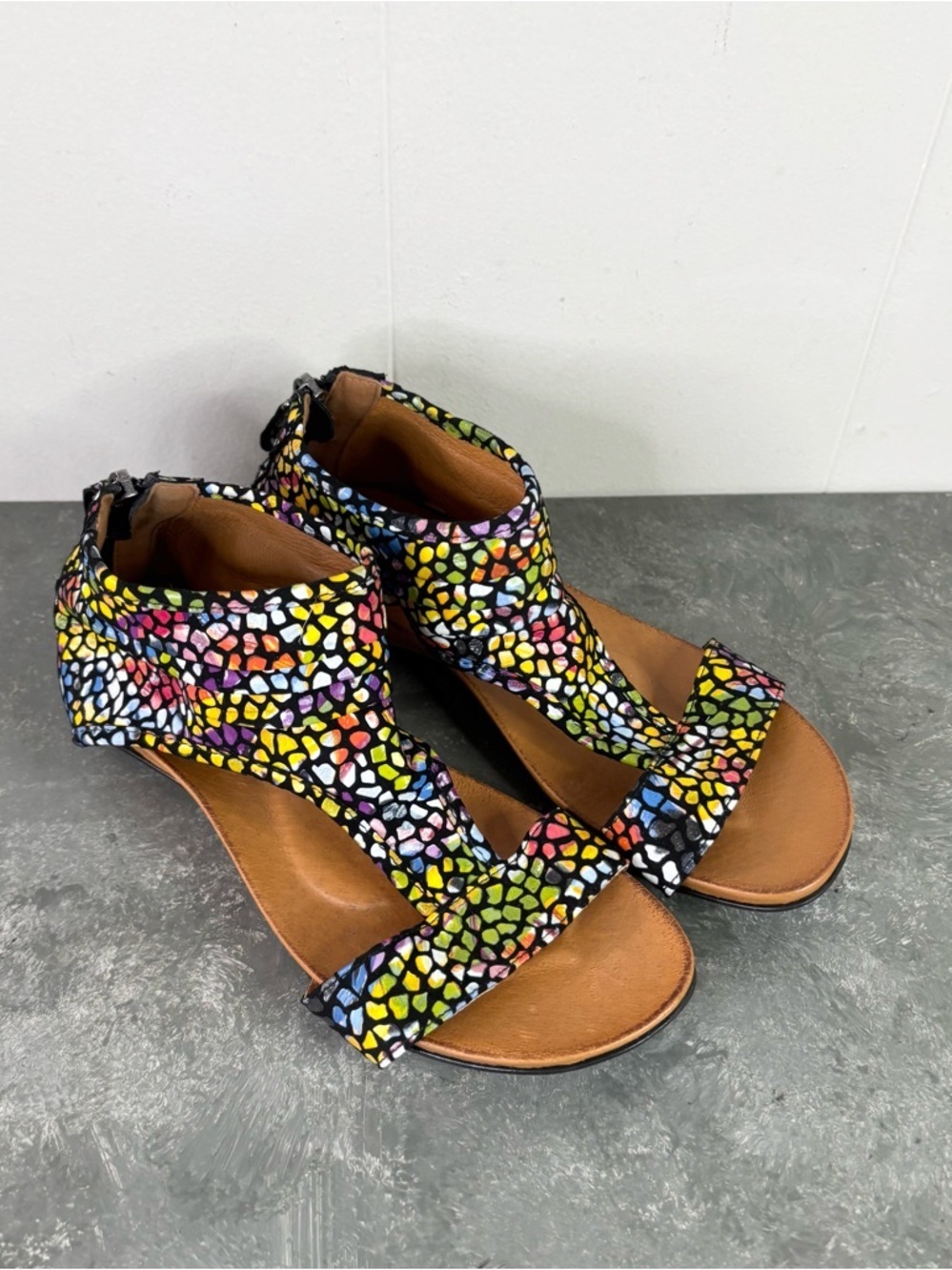Embassy London downtown colorful sandals size EU 36 US 5-5.5 - Picture 5 of 10